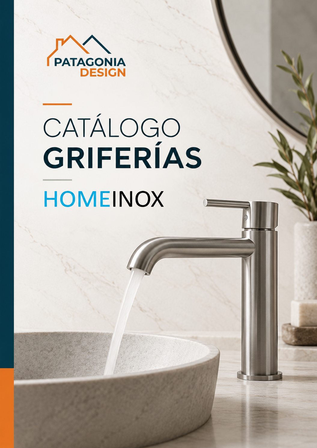 Portada del catálogo Patagonia Design Catálogo Griferías 2025 07